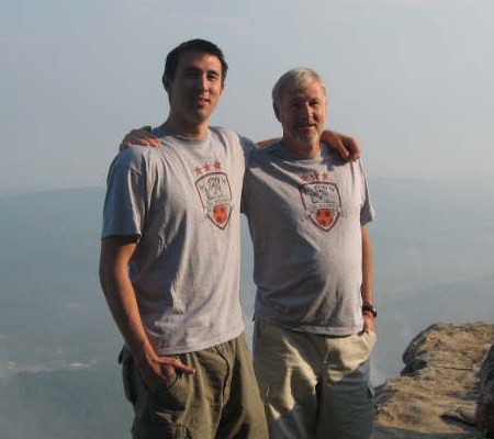 Coach Kurt Clark and Thomas